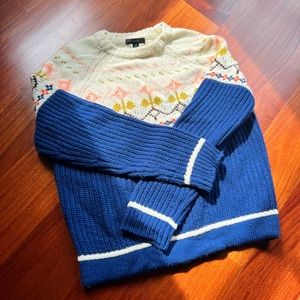 NWOT J. Crew Blue Sweater